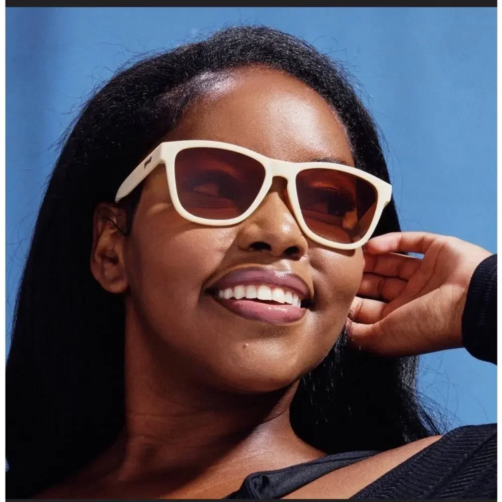 NWT - goodr adult OG Toasted Marshmallow Magic Plastic Rectangle Sunnies